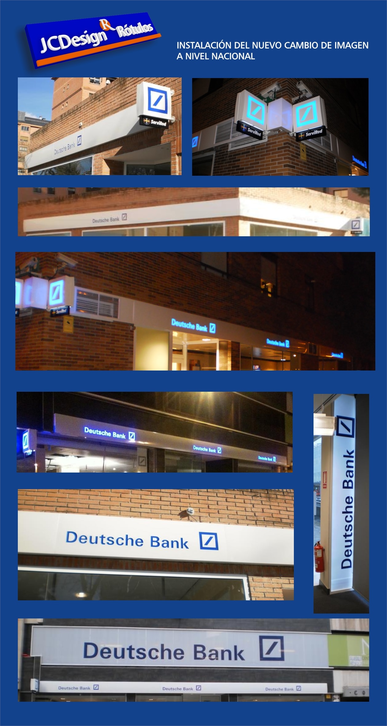 Deutsche Bank JCDesign Rótulos